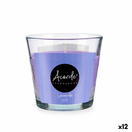 Bougie Parfumée Lavande (120 g) (12 Unités) de Acorde, Bougies - Réf : S3614520, Prix : 19,97 €, Remise : %