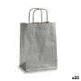 Sac en papier Argenté (18 x 8 x 31 cm) (25 Unités) | Tienda24 - Global Online Shop Tienda24.eu