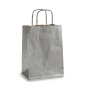 Paper Bag Silver (18 x 8 x 31 cm) (25 Units) | Tienda24 - Global Online Shop Tienda24.eu