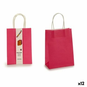 Set de Bolsas Cor de Rosa Papel 8 x 31 x 15 cm (12 Unidades) de Pincello, Caixas e bolsas de presente - Ref: S3614618, Preço:...