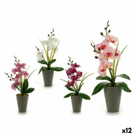 Planta Decorativa Orquídea Plástico 8 x 35 x 14 cm (12 Unidades) de Ibergarden, Plantas - Ref: S3614887, Preço: 36,42 €, Desc...