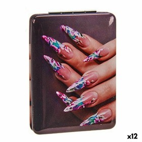 Espelho de Aumento Dobrável Unhas (2,5 x 8,5 x 6,2 cm) (12 Unidades) de BigBuy Home, Espelhos - Ref: S3615072, Preço: 17,01 €...