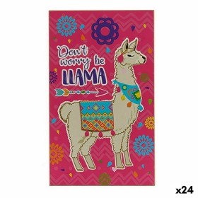 Cuadro Madera Llama (1 x 40 x 24 cm) de Gift Decor, Decoración de pared - Ref: S3615100, Precio: 42,05 €, Descuento: %