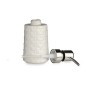 Dispensador de Jabón Cerámica Plateado Blanco 6 Unidades (150 ml) de Berilo, Soportes y dispensadores - Ref: S3615569, Precio...