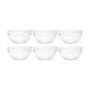 Bowl Transparent Glass (250 ml) (6 Units) | Tienda24 - Global Online Shop Tienda24.eu