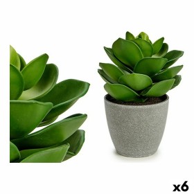 Decorative Plant Grey Green (16 x 21 x 16 cm) (6 Units) by Ibergarden, Artificial Plants - Ref: S3616020, Price: 26,09 €, Dis...