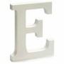 Letter E Wood White (1,8 x 21 x 17 cm) (12 Units) by Pincello, Letters & Numbers - Ref: S3616249, Price: 10,59 €, Discount: %