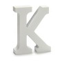 Letter K Wood White (2 x 16 x 14,5 cm) (24 Units) by Pincello, Letters & Numbers - Ref: S3616261, Price: 14,14 €, Discount: %