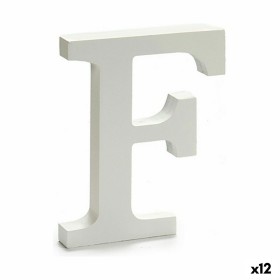 Buchstabe F Holz Weiß (1,8 x 21 x 17 cm) (12 Stück) von Pincello, Buchstaben & Zahlen - Ref: S3616277, Preis: 10,59 €, Rabatt: %