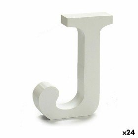 Letra J (24 Unidades) Blanco Madera 2 x 11 cm de Pincello, Letras y números para artesanía - Ref: S3616292, Precio: 14,14 €, ...