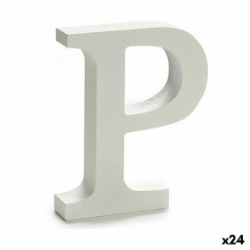 Buchstabe P Holz Weiß (2 x 16 x 14,5 cm) (24 Stück) von Pincello, Buchstaben & Zahlen - Ref: S3616295, Preis: 14,14 €, Rabatt: %