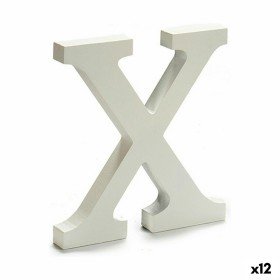 Lettera X Legno Bianco (1,8 x 21 x 17 cm) (12 Unità) di Pincello, Lettere e numeri - Rif: S3616298, Prezzo: 10,59 €, Sconto: %