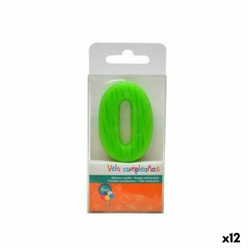 Candle Birthday Number 0 (12 Units) by BigBuy Home, Party items - Ref: S3616625, Price: 3,64 €, Discount: %