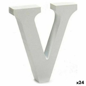 Buchstabe V 2 x 11 cm Holz Weiß (24 Stück) von Pincello, Buchstaben & Zahlen - Ref: S3616667, Preis: 13,55 €, Rabatt: %