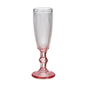 Champagne glass Pink Transparent Glass 6 Units (180 ml) by Vivalto, Champagne flute - Ref: S3616693, Price: 20,16 €, Discount: %