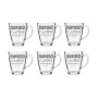 Tasse mug Transparent verre 6 Unités (320 ml) | Tienda24 - Global Online Shop Tienda24.eu