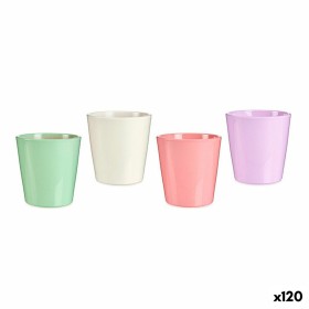 Pot Rose Lila Blanc Vert Argile (16,5 x 16 x 16,5 cm) (120 Unités) de Ibergarden, Pots de fleurs - Réf : S3616760, Prix : 263...