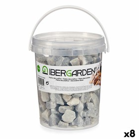 Deko-Steine 1,5 Kg Hellgrau (8 Stück) von Ibergarden, Dekorative Steine - Ref: S3616764, Preis: 16,43 €, Rabatt: %