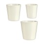 Set de Macetas Blanco Arcilla (6 Unidades) de Ibergarden, Macetas para flores - Ref: S3616776, Precio: 41,43 €, Descuento: %