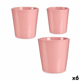 Conjunto de Vasos Cor de Rosa Argila (6 Unidades) de Ibergarden, Vasos para flores - Ref: S3616777, Preço: 42,99 €, Desconto: %