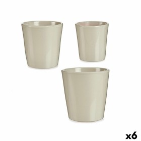 Set de Macetas Gris Arcilla (6 Unidades) de Ibergarden, Macetas para flores - Ref: S3616780, Precio: 42,99 €, Descuento: %