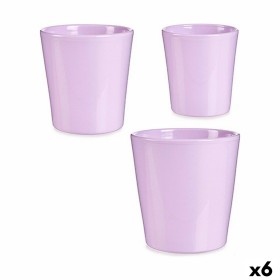 Set of pots Lilac Clay (6 Units) by Ibergarden, Flower Pots - Ref: S3616783, Price: 42,99 €, Discount: %