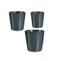 Set of pots Anthracite Clay (6 Units) by Ibergarden, Flower Pots - Ref: S3616784, Price: 42,99 €, Discount: %