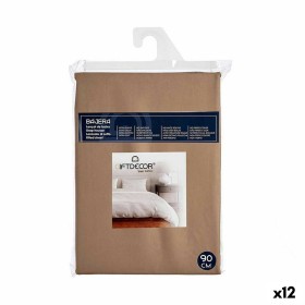 Fitted sheet 90 cm Brown (12 Units) by Gift Decor, Sheets and pillowcases - Ref: S3617161, Price: 56,40 €, Discount: %