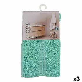 Serviette de toilette Turquoise (70 x 0,5 x 130 cm) (3 Unités) de Berilo, Serviettes de bain - Réf : S3617393, Prix : 13,06 €...