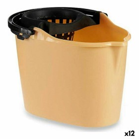 Secchio per Pavimenti Nero Beige polipropilene (15 L) di BigBuy Home, Secchi - Rif: S3617449, Prezzo: 43,50 €, Sconto: %