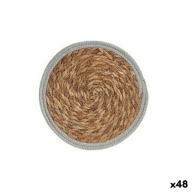 Dessous de plat Ø 30 cm Naturel Gris Fibre naturelle (48 Unités) de Gift Decor, Sets de table - Réf : S3617467, Prix : 106,59...