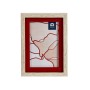 Photo frame Crystal Red Wood Brown Plastic (13,5 x 18,8 x 2 cm) (6 Units) | Tienda24 - Global Online Shop Tienda24.eu