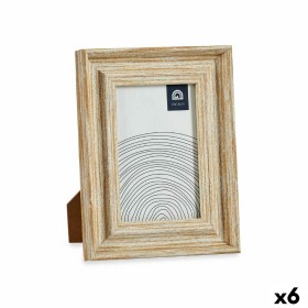 Moldura de Fotos Cristal Dourado Madeira Castanho Plástico (16,2 x 2 x 21 cm) (6 Unidades) de Gift Decor, Molduras de parede ...