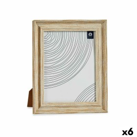 Fotorahmen Kristall Gold Holz Braun Kunststoff (26 x 2 x 31 cm) (6 Stück) von Gift Decor, Wand- und Tischrahmen - Ref: S36175...