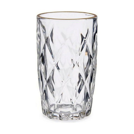 Vaso Dorado Transparente Vidrio 6 Unidades (340 ml) de Vivalto, Vasos largos - Ref: S3617581, Precio: 10,76 €, Descuento: %