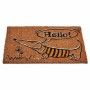 Doormat Dog Natural Black Yellow Coconut Fibre (40 x 1,5 x 60 cm) (12 Units) by Gift Decor, Doormats - Ref: S3617680, Price: ...