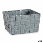 Cesta Trenzada Gris Tela (15 x 10,5 x 20 cm) (24 Unidades) de Kipit, Cajas y arcones de almacenaje - Ref: S3617774, Precio: 4...