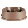 Gamelle à Alimentation Lente pour Animaux de Compagnie Beige Plastique (27 x 7,5 x 27 cm) (12 Unités) de Mascow, Assiettes - ...