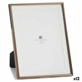 Cadre photo Verre Doré Bois Marron Plastique (26 x 2 x 31 cm) (6 Unités) | Tienda24 - Global Online Shop Tienda24.eu