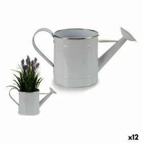 Regador decorativo Metal Branco Prateado (15,7 x 18 x 35,5 cm) (12 Unidades) de Ibergarden, Adornos - Ref: S3618233, Preço: 5...