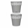 Maceta Autorriego Stefanplast Gaia Gris 15 x 15 x 15 cm Blanco Plástico (12 Unidades) de Stefanplast, Macetas para flores - R...