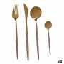 Cutlery Set Pink Golden Stainless steel (12 Units) by Kinvara, Cutlery sets - Ref: S3618302, Price: 135,33 €, Discount: %