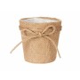 Vaso Fiocco Marrone Corda Plastica 11 x 10,5 x 11 cm (24 Unità) di Ibergarden, Cachepot - Rif: S3618417, Prezzo: 40,70 €, Sco...