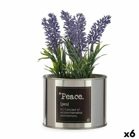 Decorative Plant Plastic Lavendar Can 6 Units by Ibergarden, Artificial Plants - Ref: S3618425, Price: 26,09 €, Discount: %