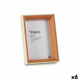 Fotorahmen Kristall Braun Weiß Holz MDF (12 x 17 x 3 cm) (6 Stück) von Gift Decor, Wand- und Tischrahmen - Ref: S3618571, Pre...