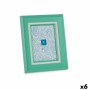 Moldura de Fotos Cristal Verde Plástico (6 Unidades) (2 x 26 x 21 cm) de Gift Decor, Molduras de parede e mesa - Ref: S361858...