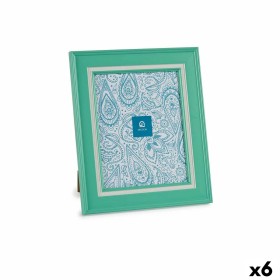 Photo frame Crystal Green Plastic (6 Units) (2 x 33 x 28 cm) by Gift Decor, Table and wall frames - Ref: S3618582, Price: 31,...