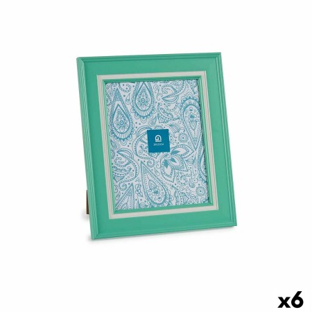 Cadre photo Verre Vert Plastique (6 Unités) (2 x 33 x 28 cm) | Tienda24 - Global Online Shop Tienda24.eu