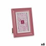 Photo frame Crystal Pink Plastic (6 Units) (2 x 21 x 16 cm) by Gift Decor, Table and wall frames - Ref: S3618587, Price: 9,73...