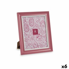 Cadre photo Verre Rose Plastique (6 Unités) (2 x 31 x 26 cm) de Gift Decor, Cadres muraux et de table - Réf : S3618590, Prix ...